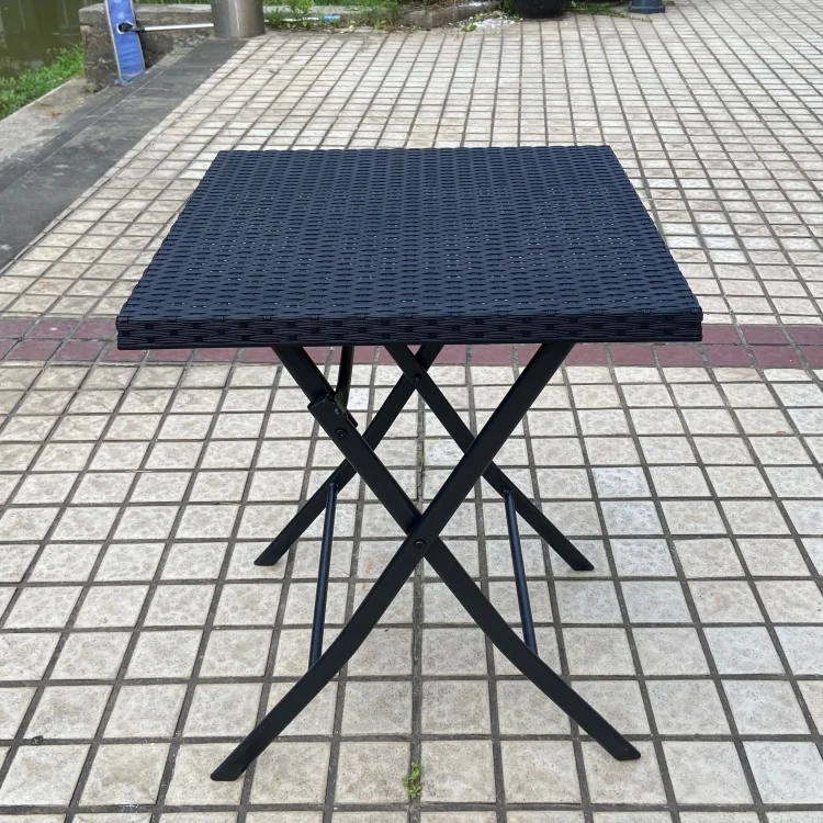 Patio Outdoor Modern Metal Plastic Portable Camping Foldable Bistro Table