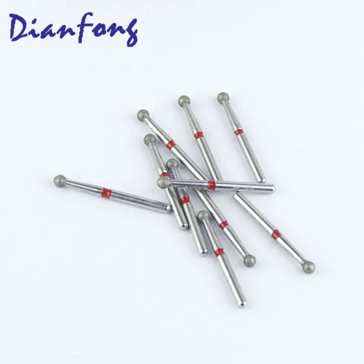 BR-28F fine grit ISO CE certified round shape high speed dental diamond bur dental medical tool