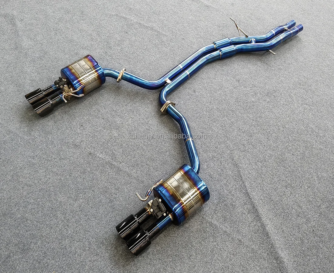 OEM титановая выхлопная система Catback для Audi S4/s5 B9 3 0 t 2019-2023 выхлопной трубы с электронным клапаном