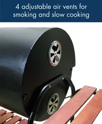 Smoking Grill BBQ Grills Cooking Hardware Patio Garden Party Cooking Ware Charcoal Barrel Grill Machine