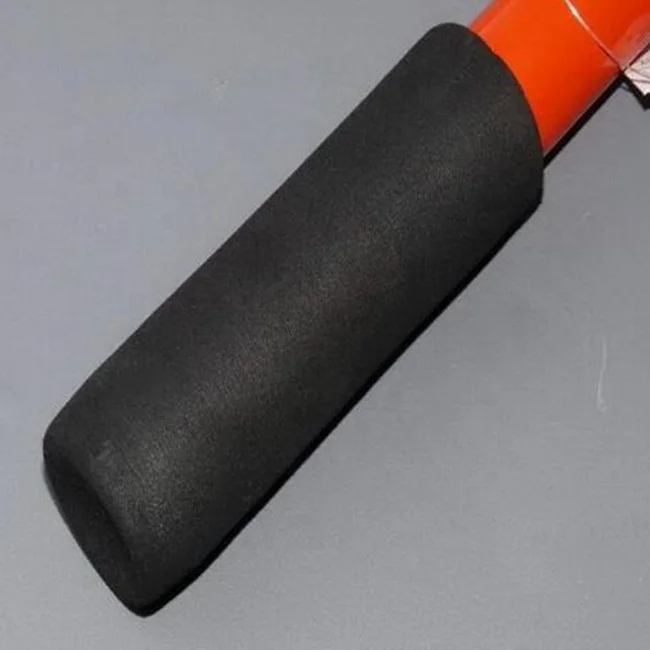 neoprene rubber tubing foam sponge tube rubber handle grips for steel tube bar