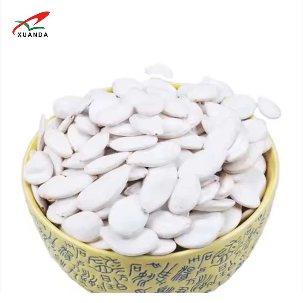 Chinese Factory Supply Jumbo Size Pumpkin Seeds Inshell Natural Snacks Ingredient Snow White Pumpkin Seeds 13MM