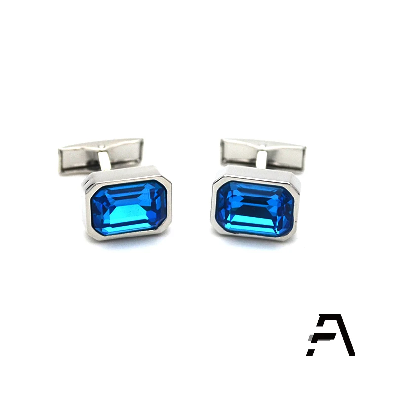 Classical Zircon Wedding Cufflinks