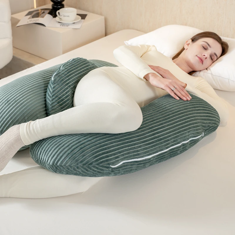 Hot selling new H shape cotton sleeping rest support Whole body care pregnancy pillow Maternal support side cushion for women