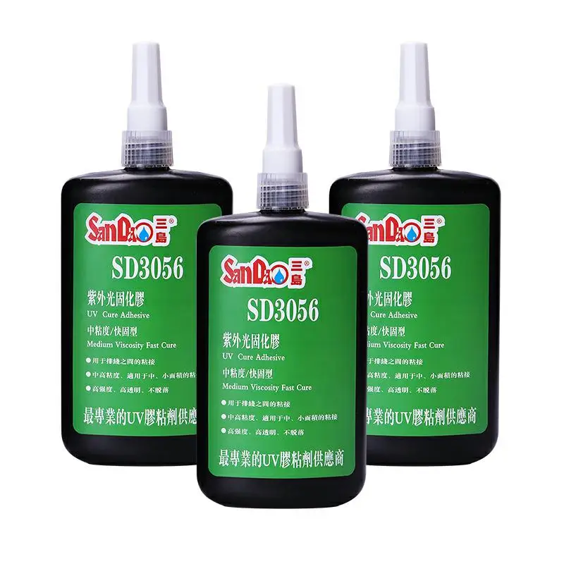Factory Price SD3056 UV Gle Light Curing Adhesive Glass Askiatic Adhesive Photosensitive Adhesive For Glass And Crystal
