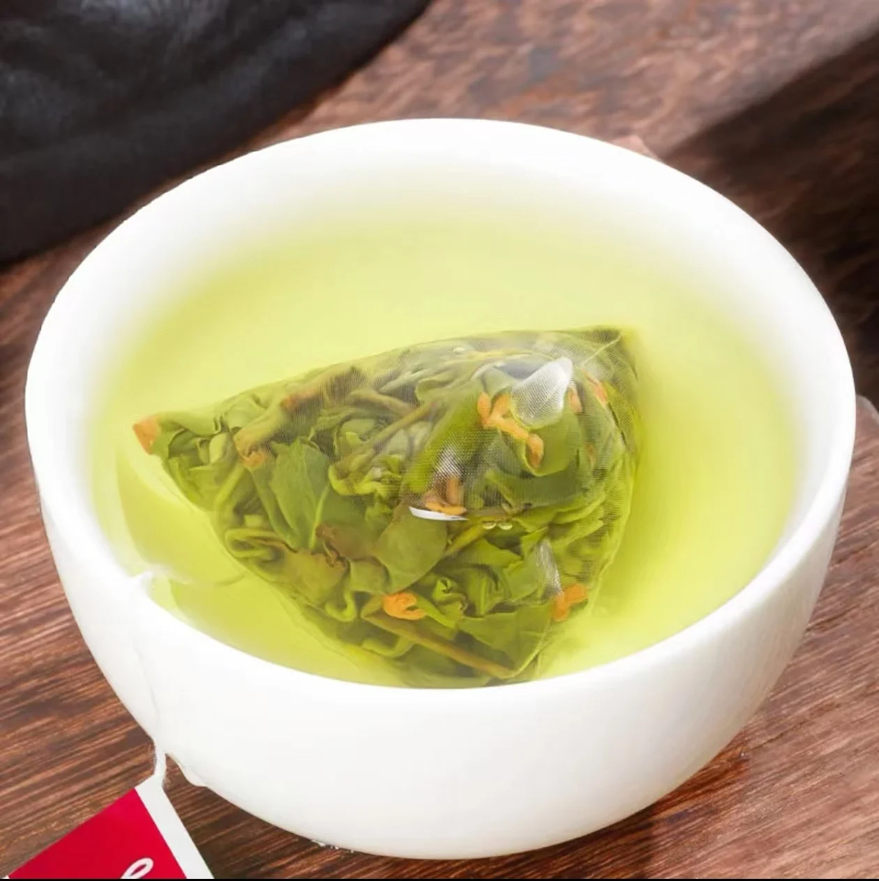 Factory Direct Osmanthus Oolong Tea Health-Enhancing Slimming Flower Tea in Triangle Box Packaging Supports OEM