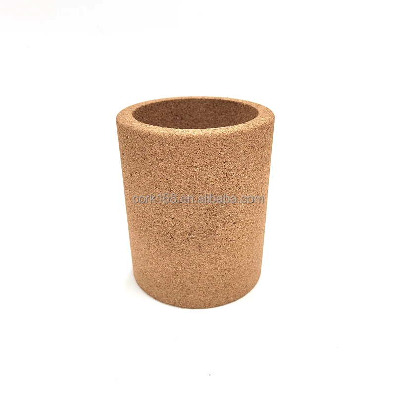 European cork makeup brush holder cosmetic storage bucket makeup brush storage bucket