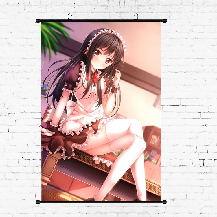 Custom wall poster Wall Hanging Scroll Poster For Home Decor Scroll Banner