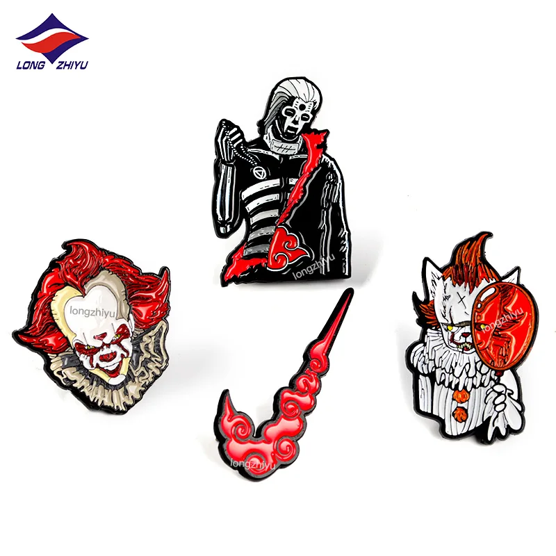 
Longzhiyu Vampire Shaped with Your Own Design Enamel Pin Badges Cool Clothing Decorations  (1600104530295)