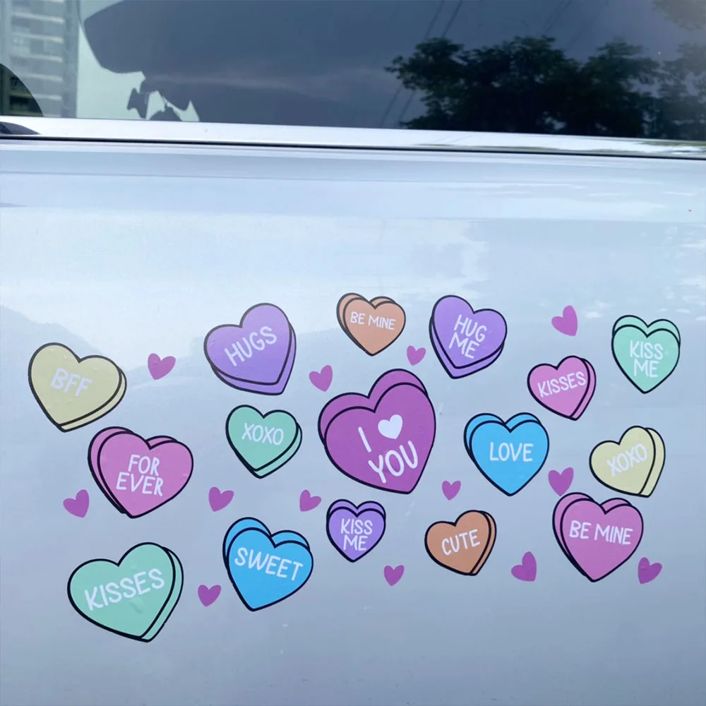 Custom Design Logo UV Resist Outdoor Use Waterproof Car Window Body Bumper Lettering Transfer Vinyl Decals For Decoration