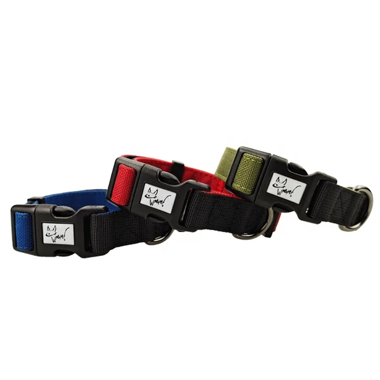 Роскошный ошейник для собак из ткани Оксфорд с простым дизайном