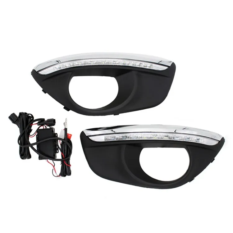 Daytime running light for Hyundai Santafe 2011-2012 DRL Foglamp for hyundai santa fe 2011 Front bar light for Hyundai Santafe