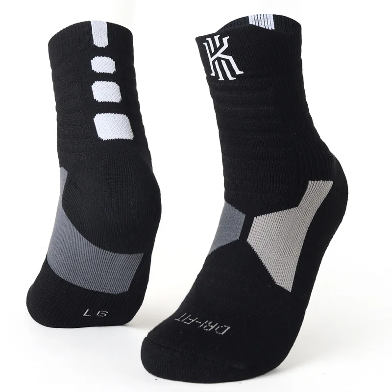 Wholesale Fashion Custom Print Logo Design Color Sport Sock Basketball Socks Men Sock With Multiple Colors