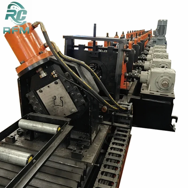 Making Pallet Racks Supermarket Storage Rack Upright Shelf Frame Profile Roll Forming Machine
