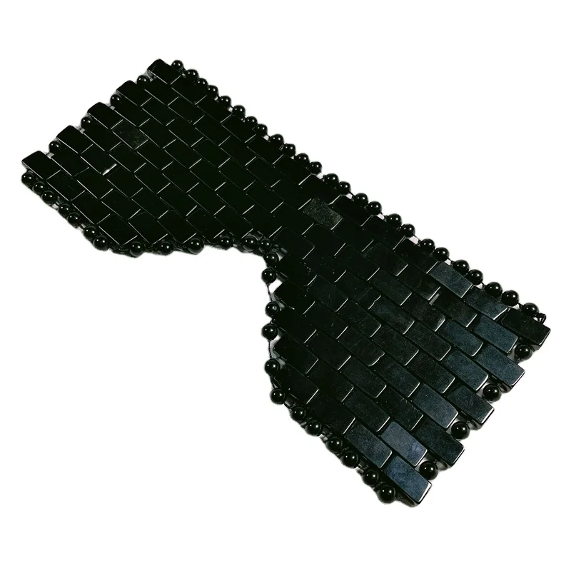 Luxury Beauty Tool Natural Relax Crystal Black Obsidian Facial Cooling Face Jade Stone Eye Mask