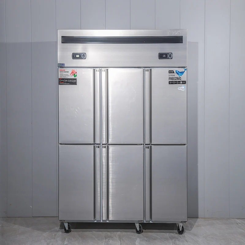 Hot selling product container upright multi door fridge freezer stainless steel ballast manufactured in China