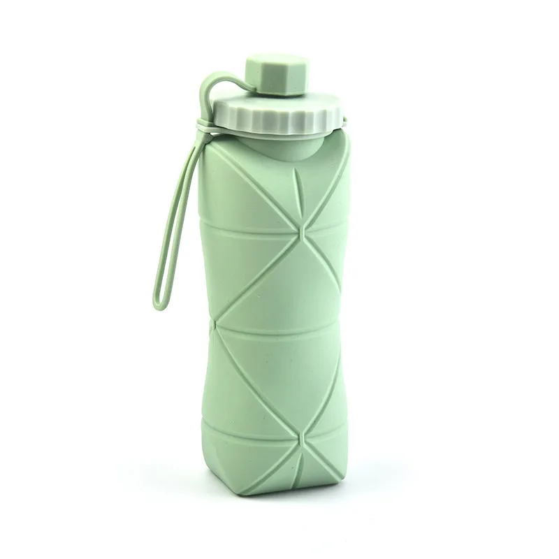 Silicone Water Cup Hot Selling Outdoor Travel Sport Portable High-temperature Resistant Food Grade Telescopic Folding Cup