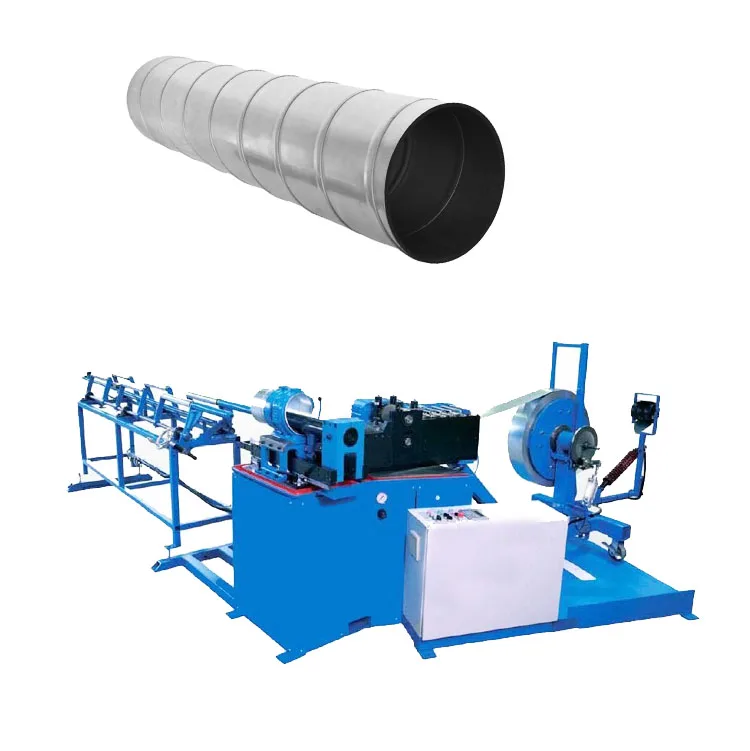 Ventilation 1500 Hvac Round Duct Manufacturing Equipment Spiral Tube Making Machine