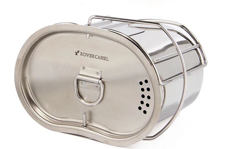 stainless steel water bottle canteen or mess tin for Outdoor camping Hiking BBQ