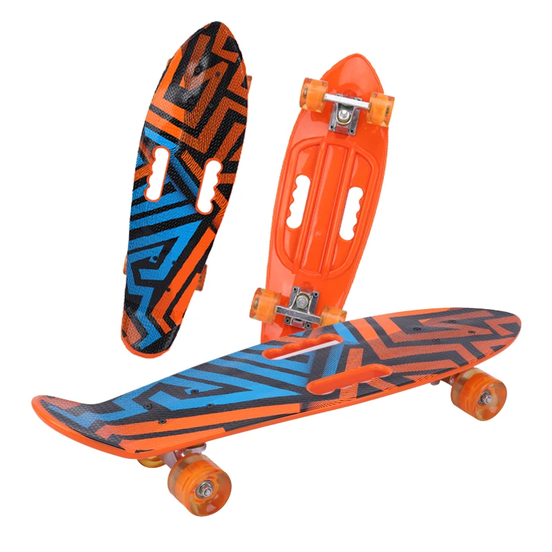 Complete Deck Retro Cruiser Plastic Mini Skateboards for Children