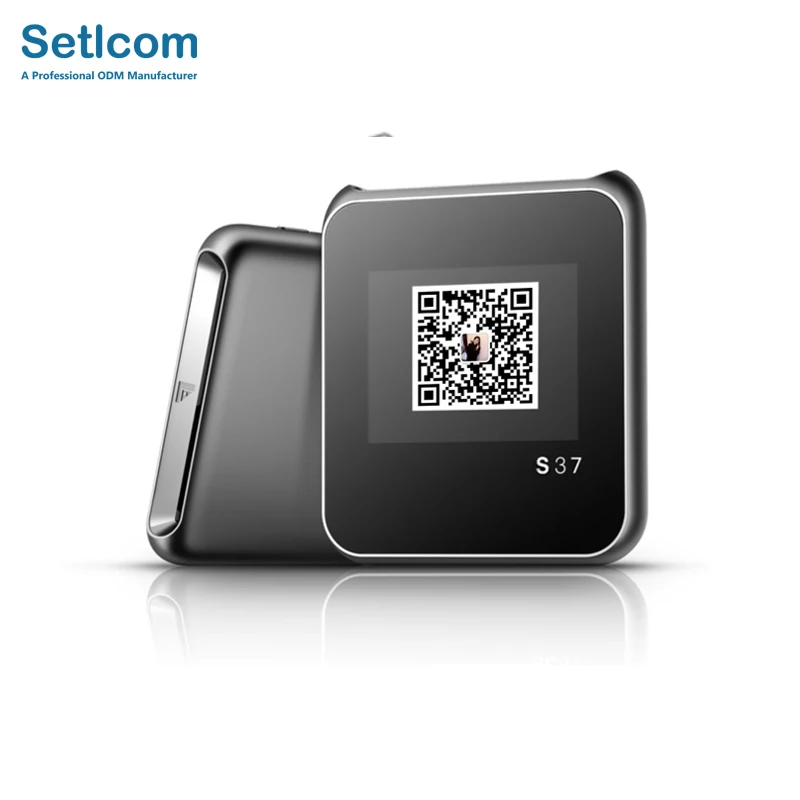  Setlcom SL37 перезаряжаемый автономный динамический генератор QR-кода дисплей с подставкой для Wechat