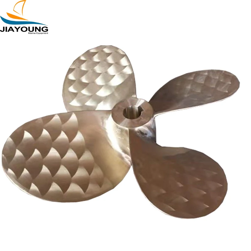 Медные высокоскоростные пропеллеры используются для корабля