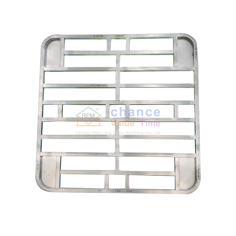 Lockheer Logistics Warehousing Double Sided Galvanised Reusable Metal Pallets With Sides