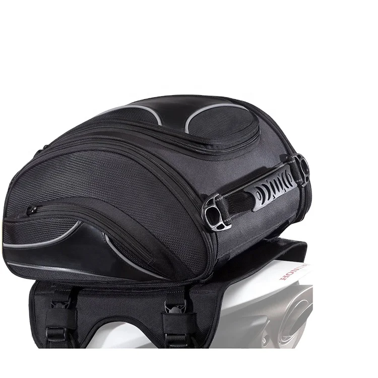 Waterproof Back Saddle Helmet Tail Luggage Motorcycle Bag