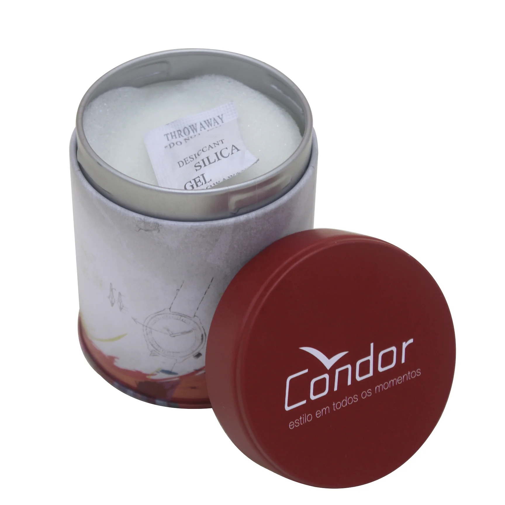 Luxury high quality customized tin round box watch packaging metal can cookie chocolate gift box