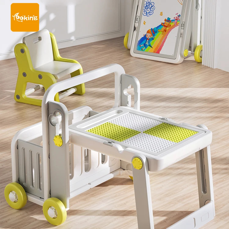 Eco Friendly Colorful Environmental Plastic Home Chair Kindergarten Furniture Plastic Kids Chair Drawing Board