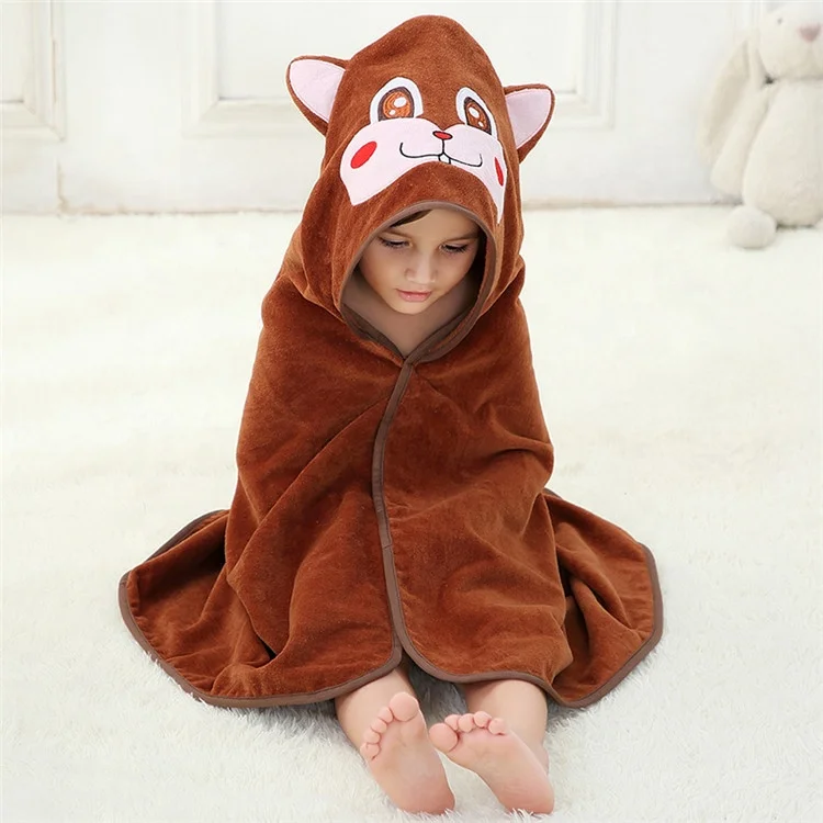 printed oversized wearable comfy animal hoodie winter blanket for kids