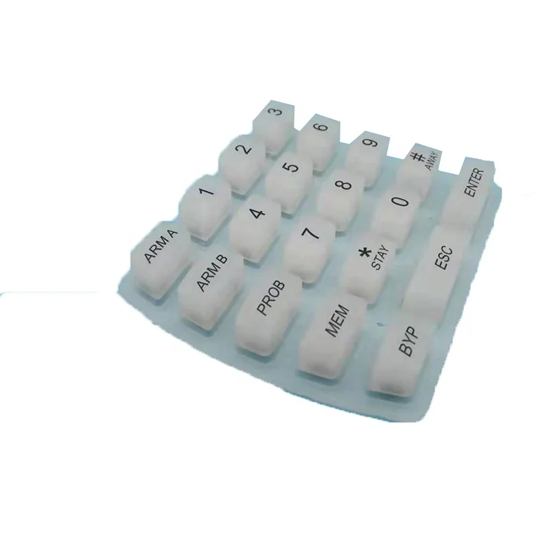 
Custom Push Button electronic Switch Silicone rubber button remote controller button 