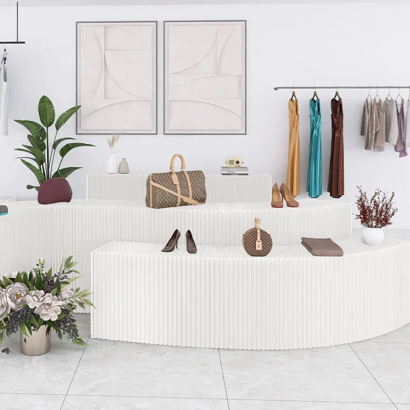 Factory wholesale Folding Portable Wedding Display Shelf Exhibition Store Display Rack