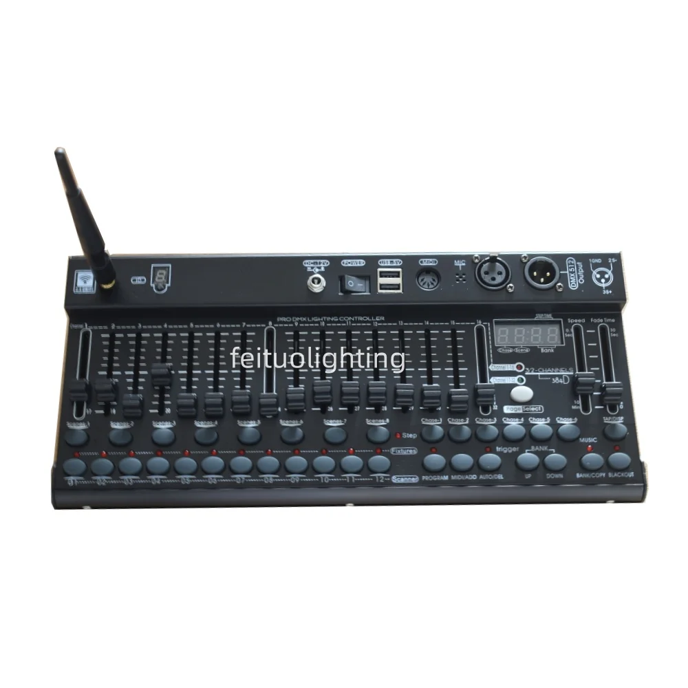 Wireless Mini Console DMX Controller Stage Light Controller For Party DJ Disco Live Concerts KTV Night