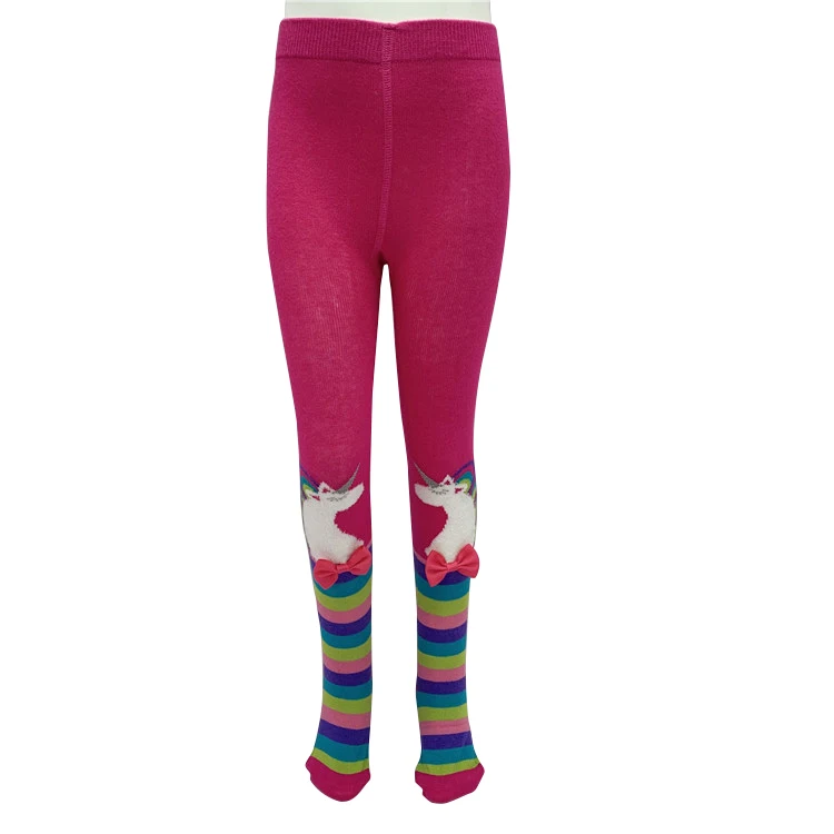 Fashionable Baby Kids Bow Tights Red Stocking Winter Girls Fleece Pantyhose