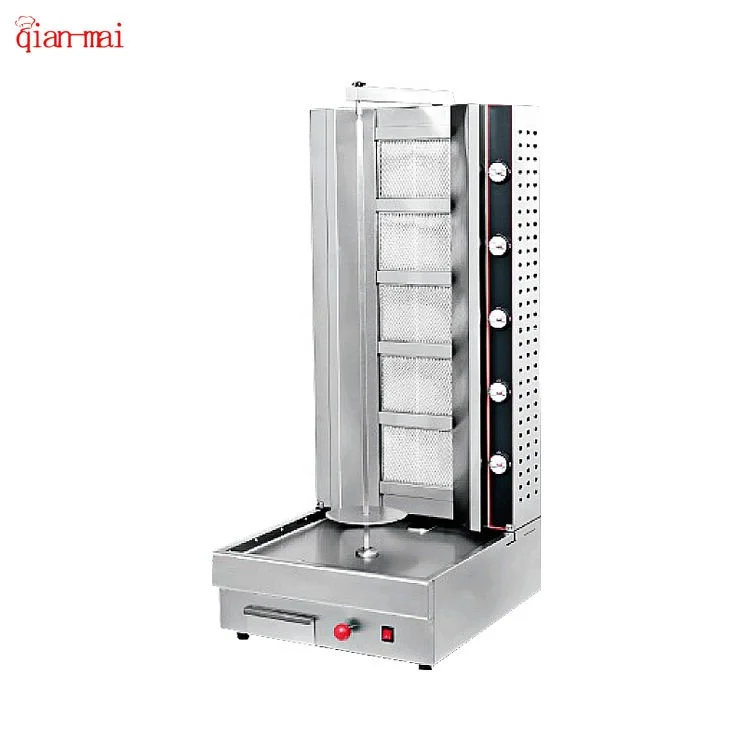 commercial outdoor car custom Shawarma machine gas chicken Middle East mechanical rotating Kebab machine