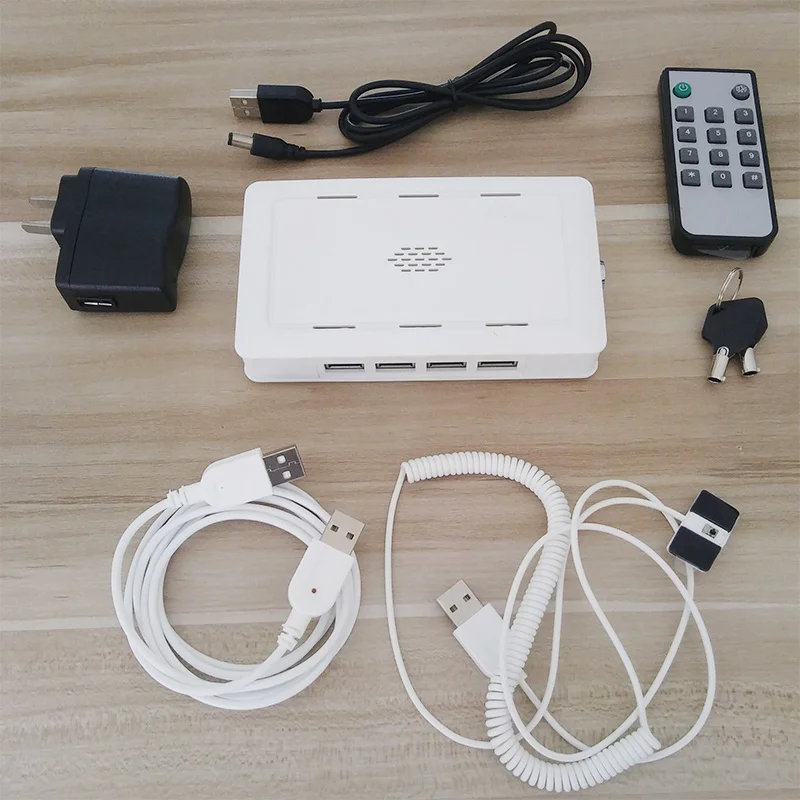 Чувствительная многопортовая система безопасности ноутбука, система сигнализации из АБС-пластика, беспроводной пульт дистанционного управления