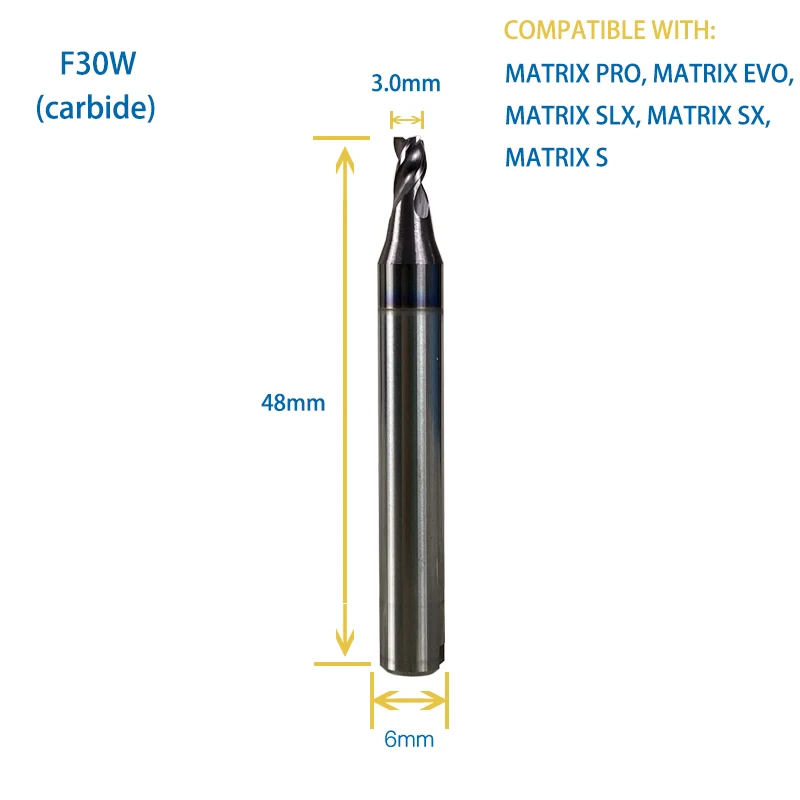 F3W F44W F22W F30W F1.25W Cutter Compatible WIth SILCA Matrix Key Duplicator Machine Locksmith Tool