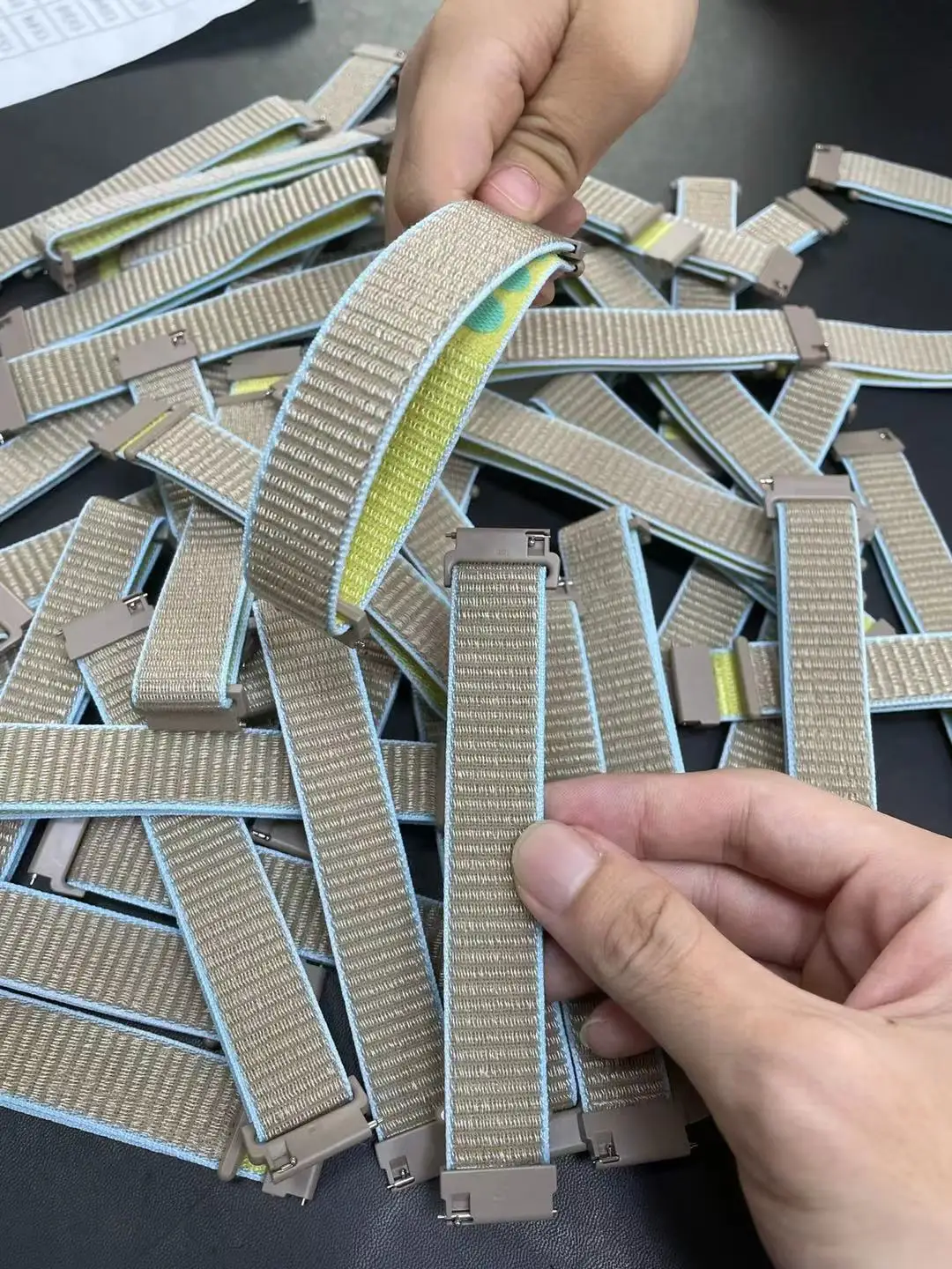 RYB  Hot selling 20mm 22mm classic Watch Band for Samsung galaxy watch 3 S4 41mm 45mm Sport nylon Strap  for HuaWei