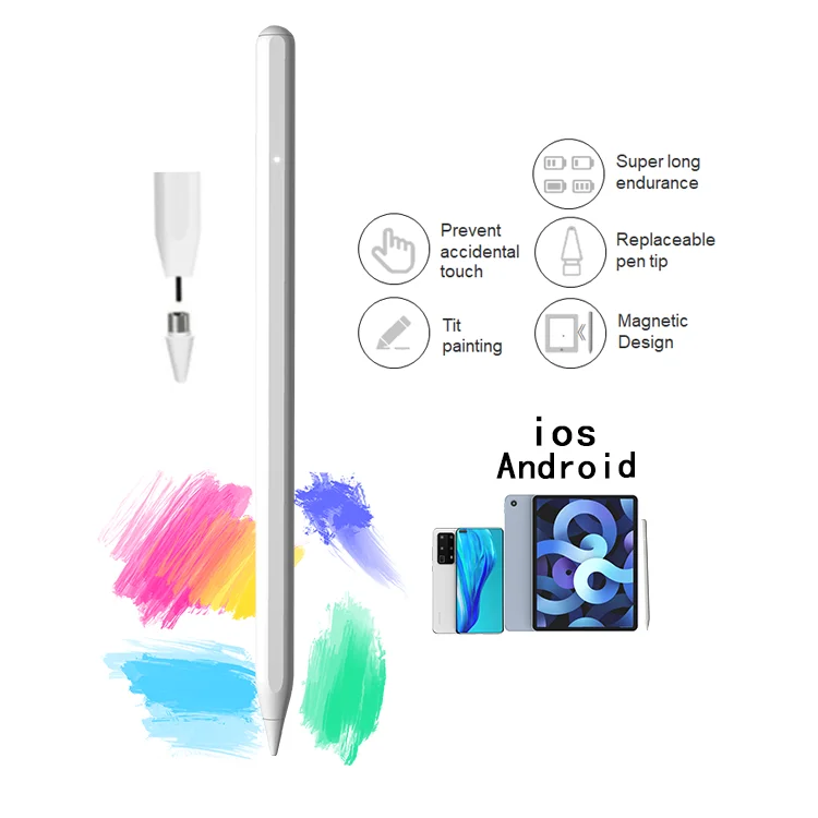 New Arrival Capacitive Touch Pencil S Pen Palm Rejection Active Tablet Stylus Pen For Apple Ipad