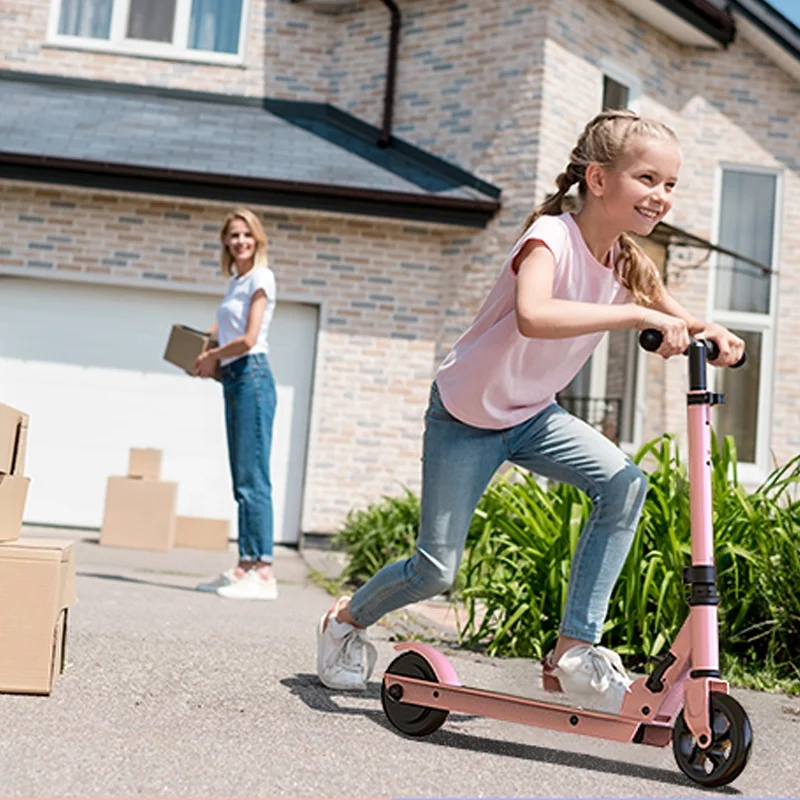 Mini new low price children kids girls baby three wheel ride on safe battery motor electric kick ride-on toys scooter