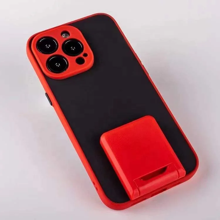 Kickstand Smoke Case For Tecno Camon 18 Anti-Shock TPU+PC Case for Samsung A03S A03 Core  Matte Phone Case Cover