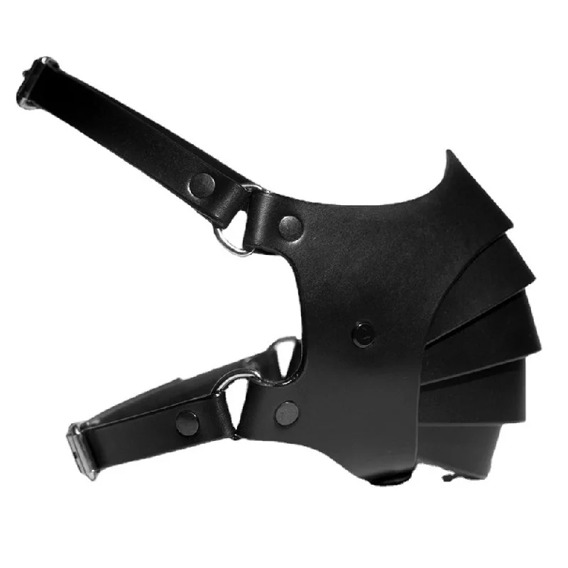 Selling PU leather punk mask sex role-playing SM slave game conditioning mask props