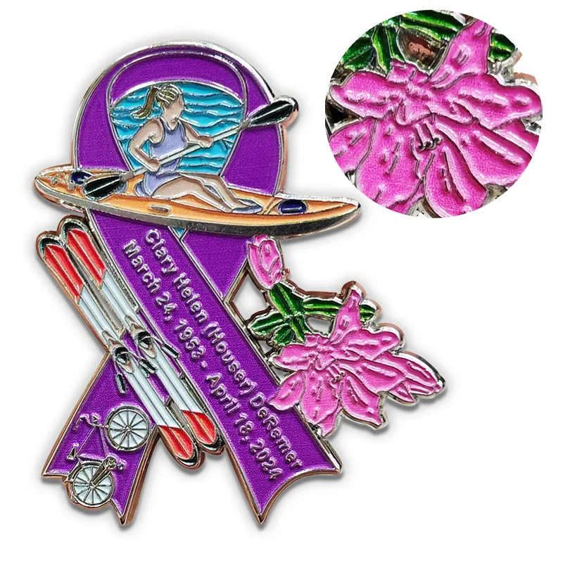 Custom Design Round Metal Pin Logo Gold Plating Lapel Pins Custom Soft Hard Enamel Pins