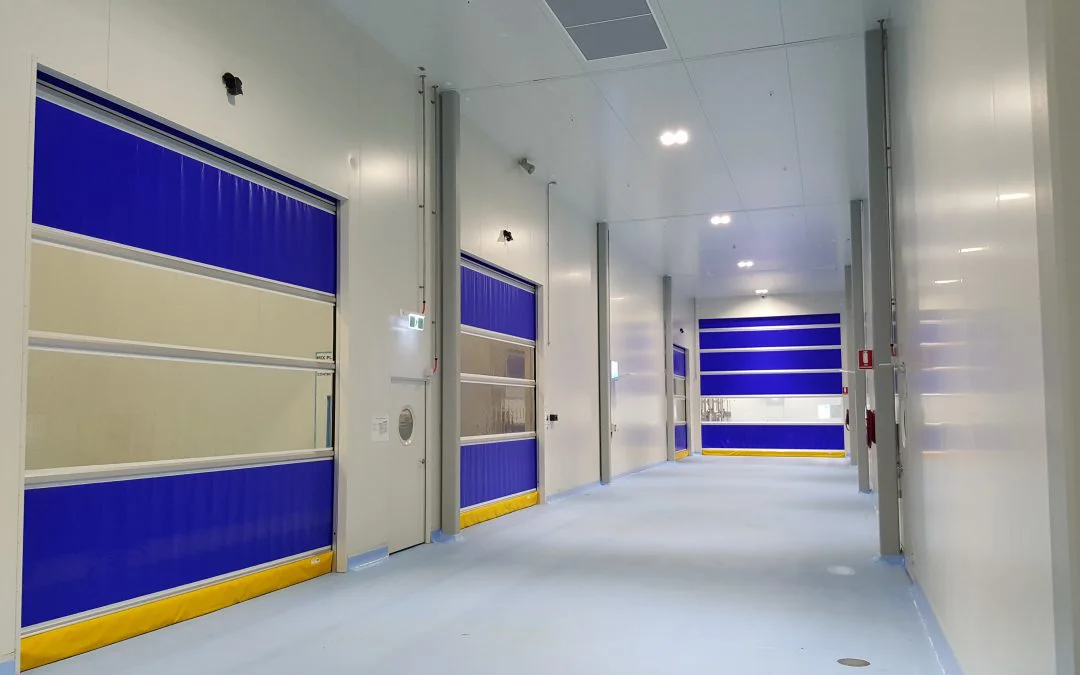 Warehouse Clean Room Rapid Factory Automatic Fast Rolling High Speed PVC Door