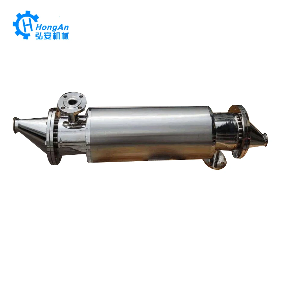 Sanitary Stainless Steel Industrial Shell and Double Tube-Sheets Heat Exchanger