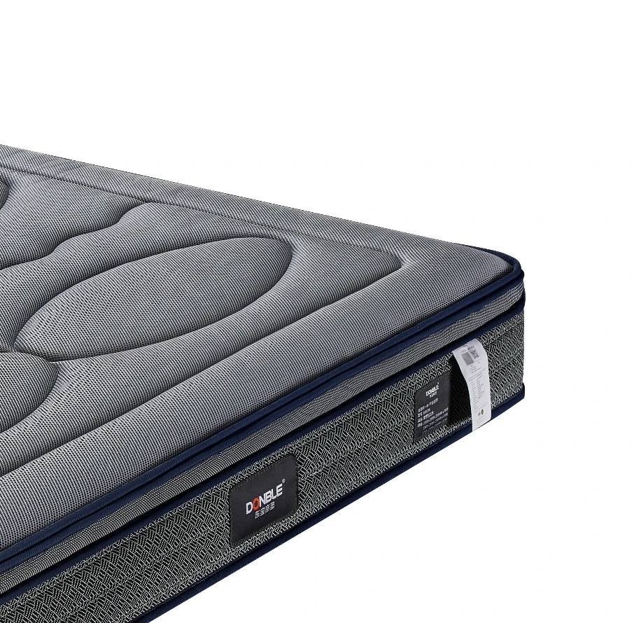 Luxury Comfortable 3D Materials YKK Zipper Memory Foam Interlocking Spring Mattress