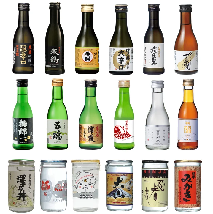 Свежемолотая японская бутылка сакэ для оптовой продажи