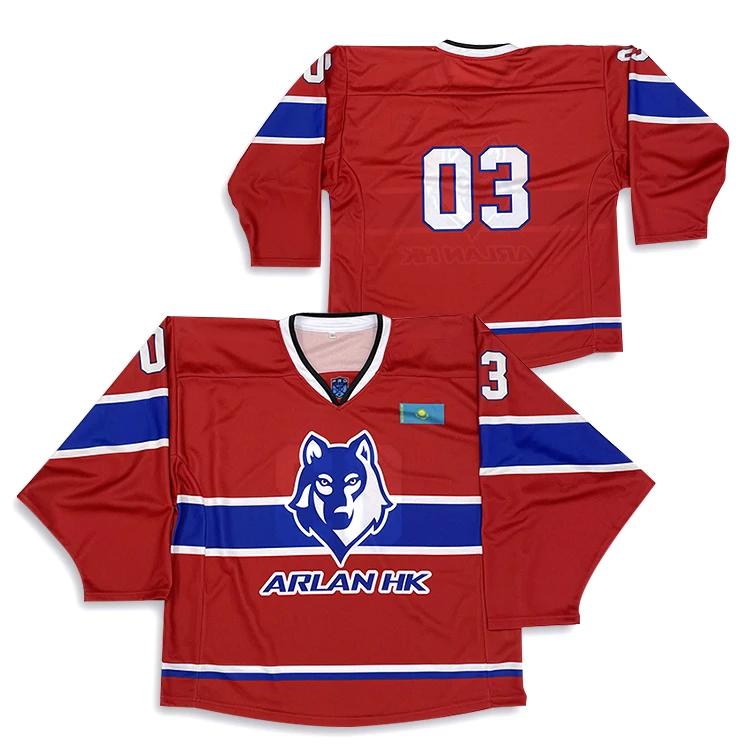 Custom Design Full Sublimation Printing Hockey Jersey Team Practice Wholesale Hockey Jersey Shirts