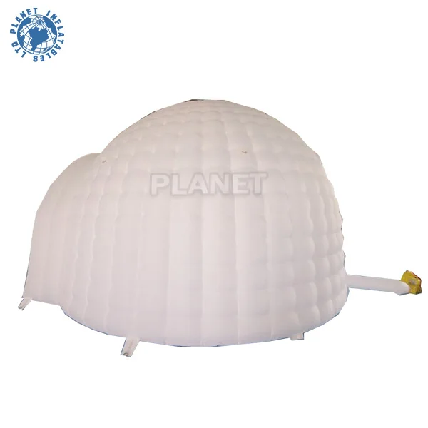 Hot Selling Large Transparent Inflatable Igloo 5m LED Light Bubble Igloo Inflatable Dome Tent